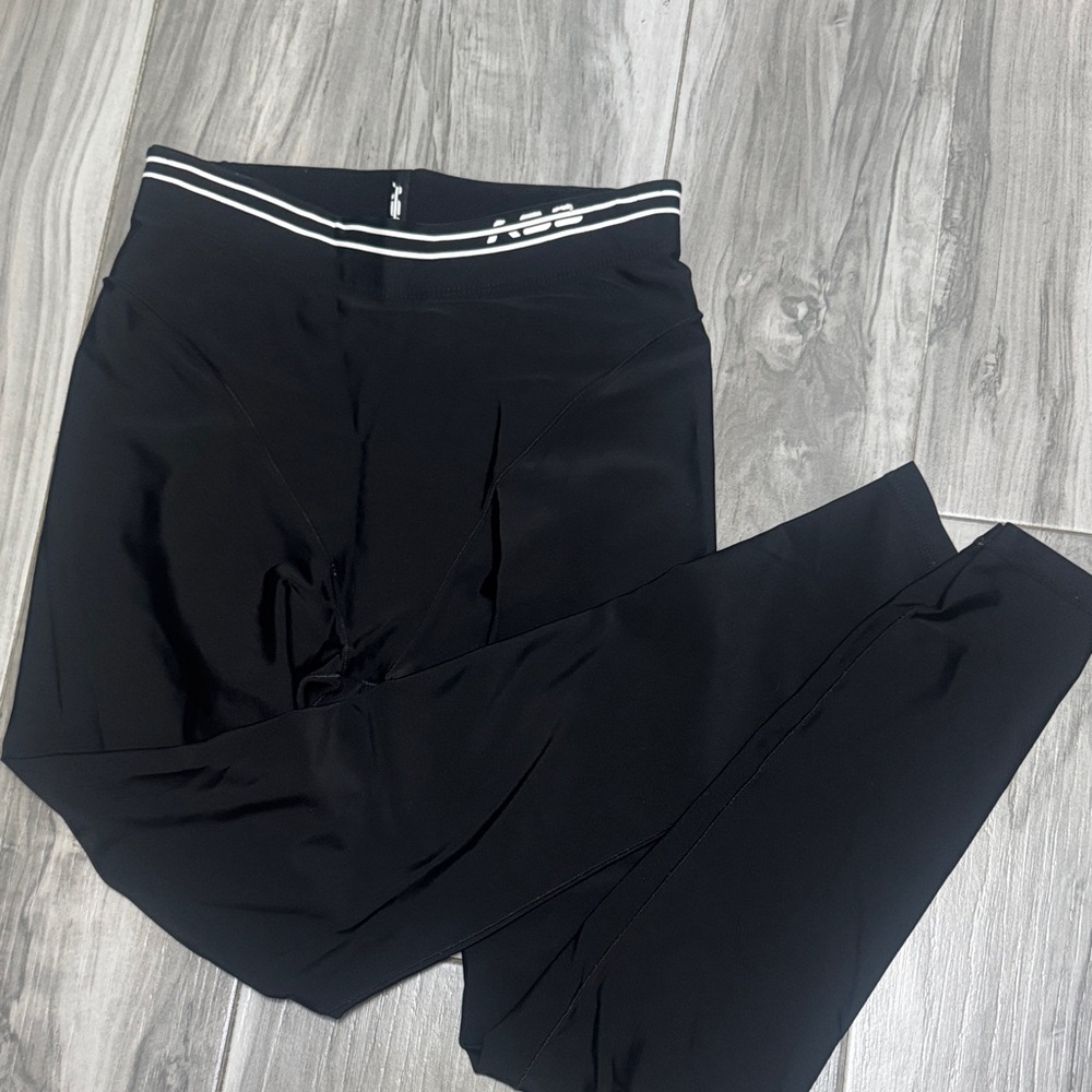 Adam Selman French Cut High-Waist Leggings